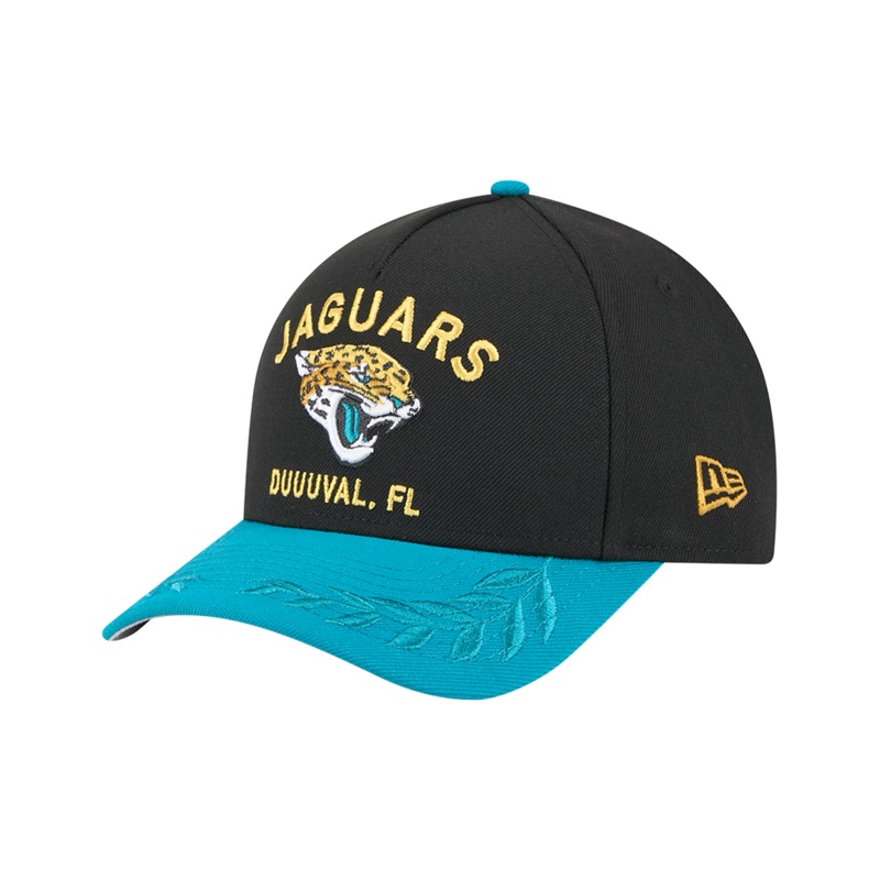 Jacksonville Jaguars New Era NFL 25 Draft 9FORTY M-Crown Snapback Hat – Black