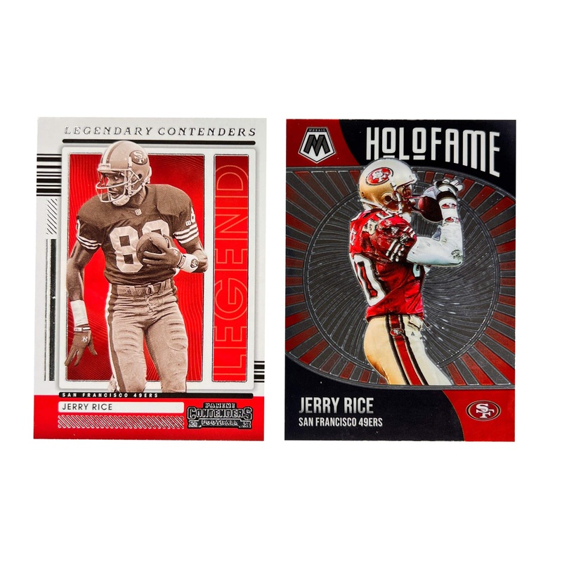Jerry Rice San Francisco 49ers Panini NFL 21 Insert 2 Card Set