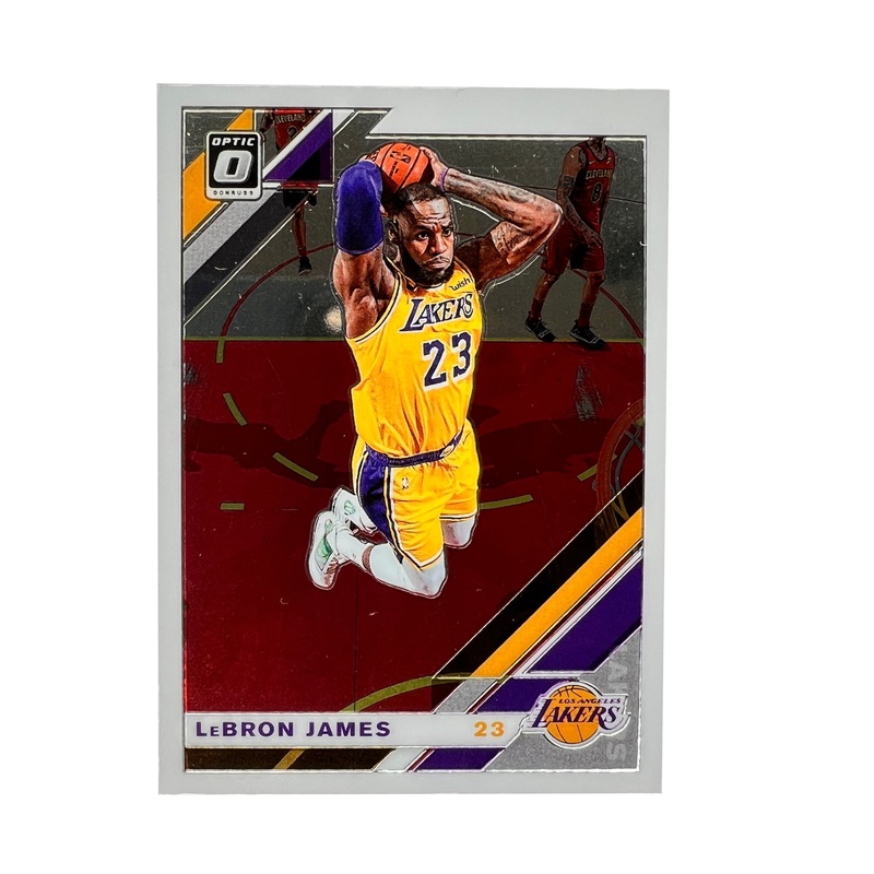 LeBron James Los Angeles Lakers Panini NBA 19-20 Optic Base Card