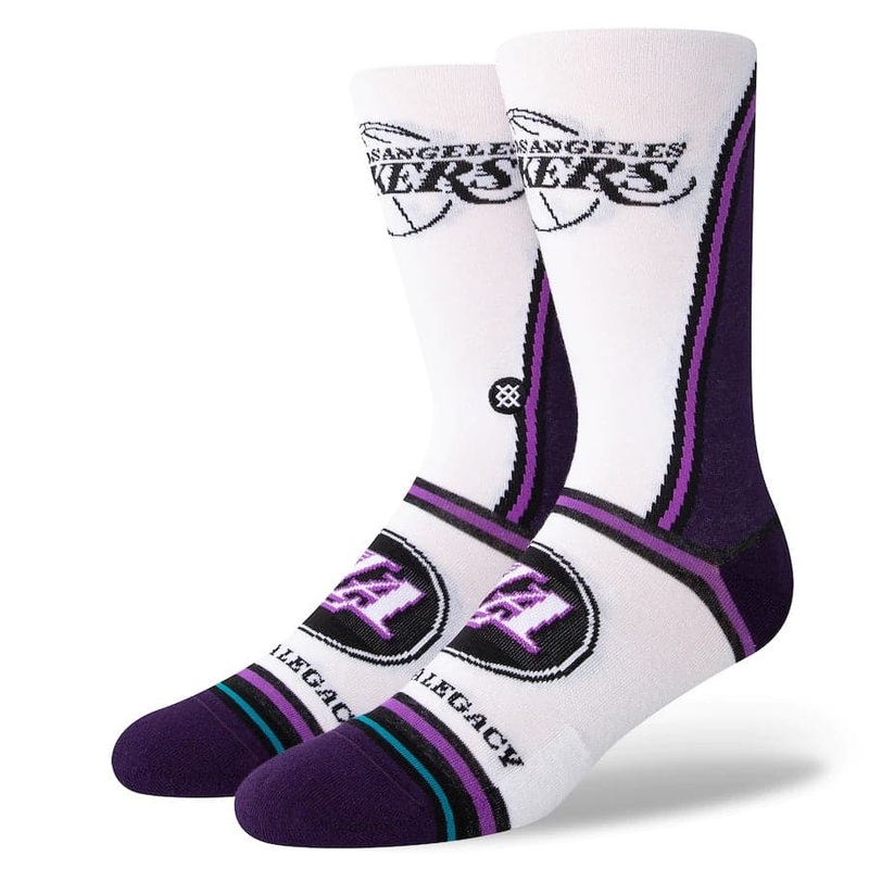Los Angeles Lakers Stance NBA 22-23 City Edition Crew Socks – White