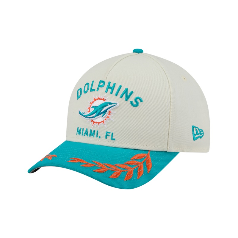 Miami Dolphins New Era NFL 25 Draft 9FORTY M-Crown Snapback Hat – Chrome