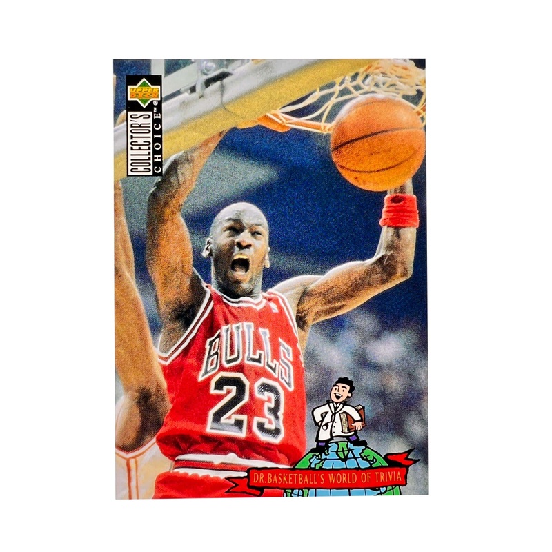 Michael Jordan Chicago Bulls Upper Deck NBA 94 World Of Trivia Card