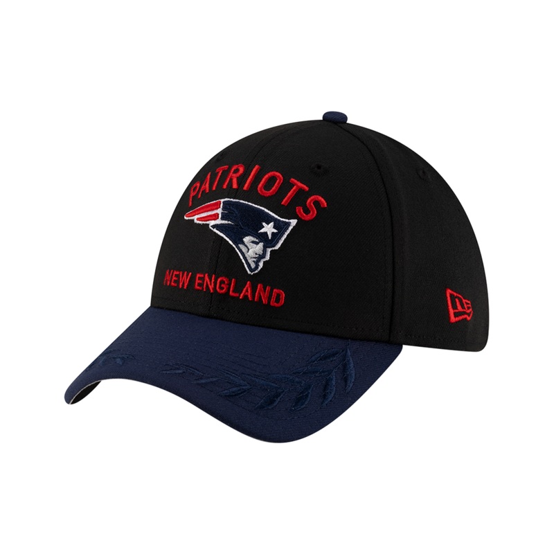 New England Patriots New Era NFL 25 Draft 39THIRTY Stretch-Fit Hat – Black