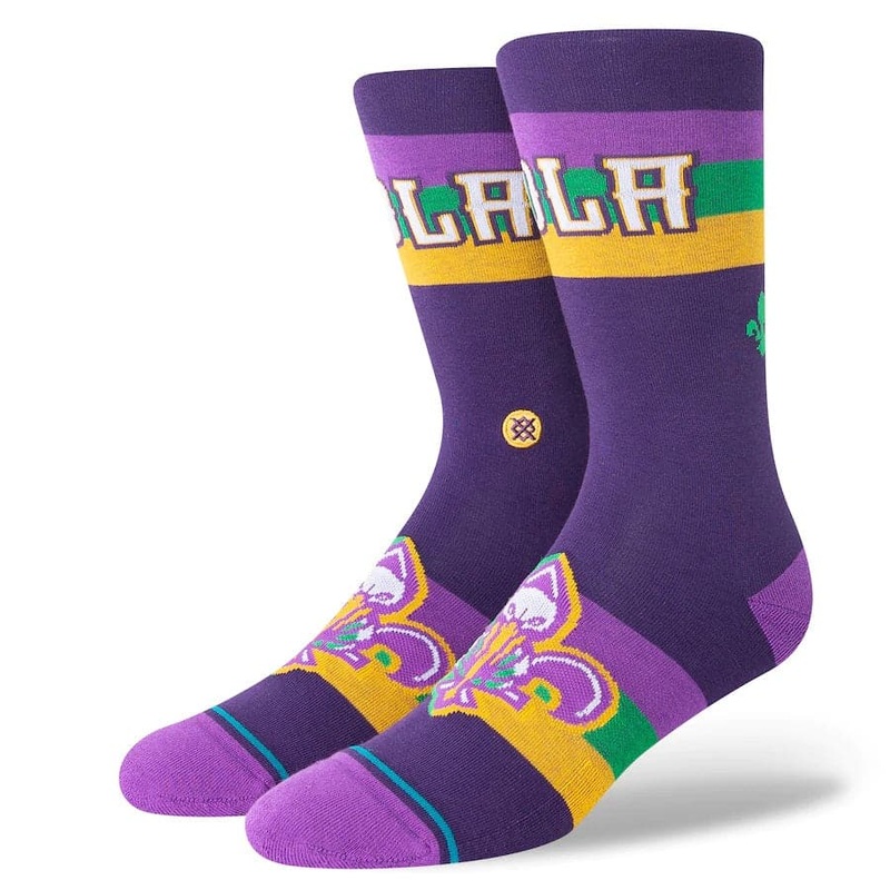 New Orleans Pelicans Stance NBA 22-23 City Edition Crew Socks – Purple