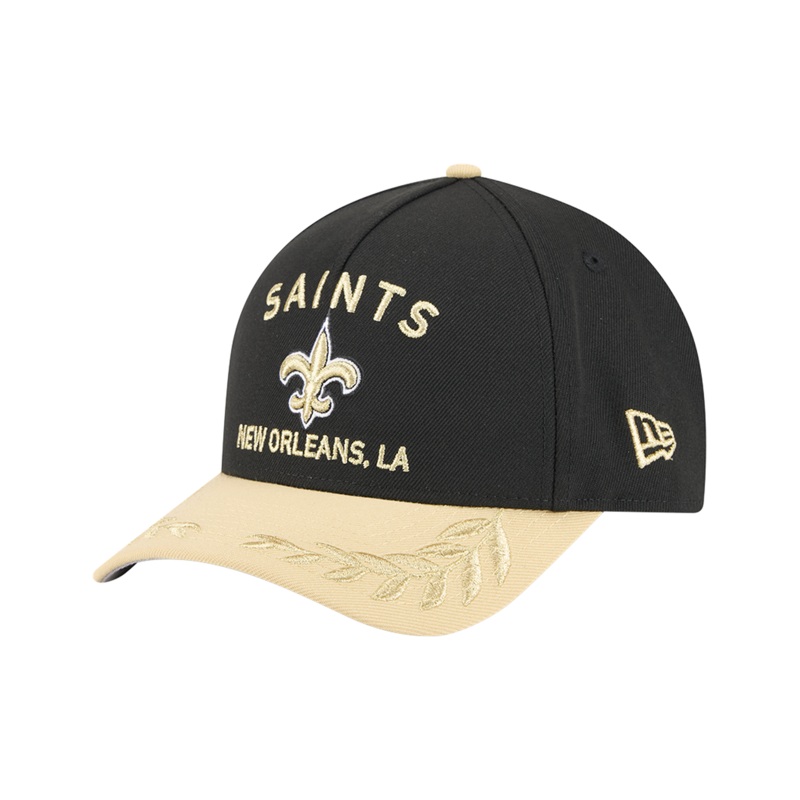 New Orleans Saints New Era NFL 25 Draft 9FORTY M-Crown Snapback Hat – Black