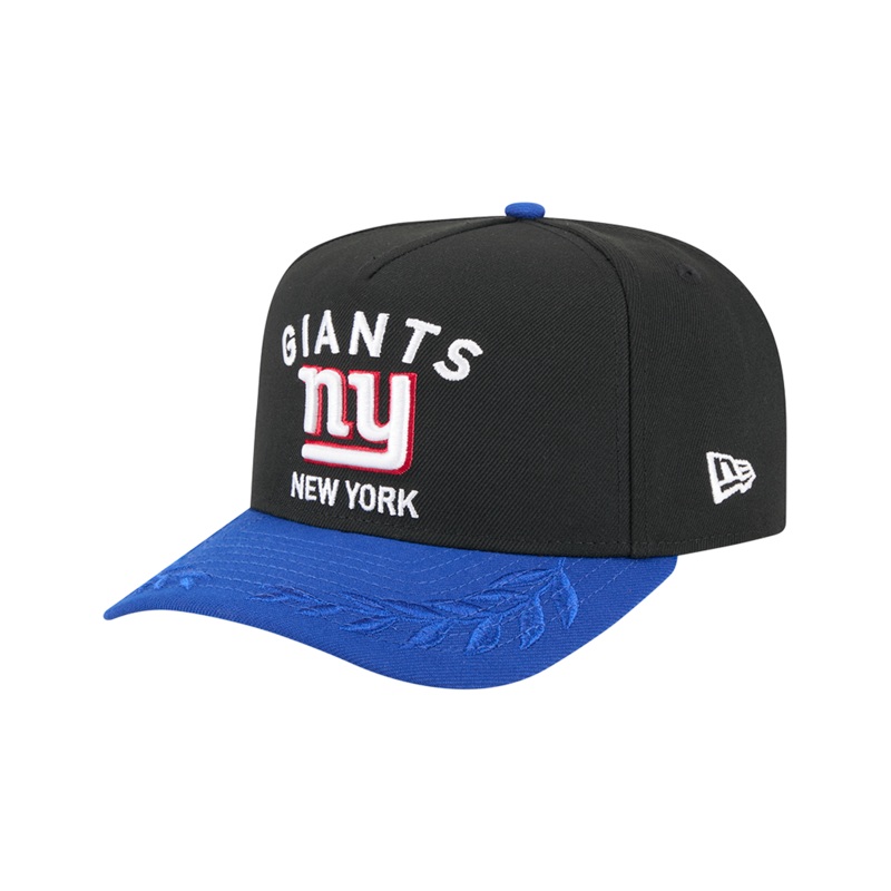 New York Giants New Era NFL 25 Draft Pre-Curved 9FIFTY A-Frame Snapback Hat – Black