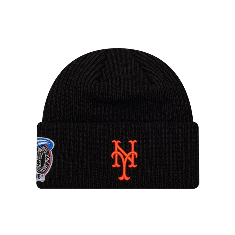 New York Mets New Era MLB Subway Series Knit Beanie – Black