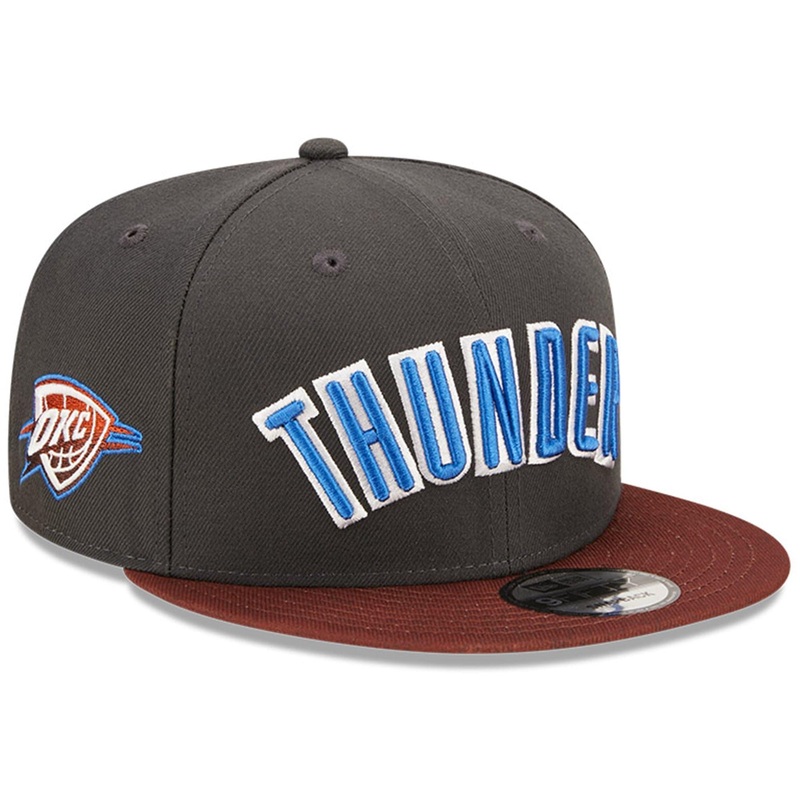 Oklahoma City Thunder New Era NBA 22-23 City Edition 9FIFTY Snapback Hat – Charcoal