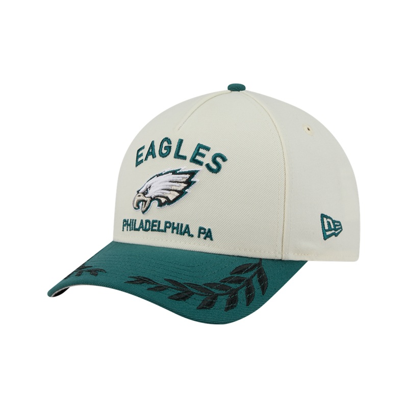 Philadelphia Eagles New Era NFL 25 Draft 9FORTY M-Crown Snapback Hat – Chrome