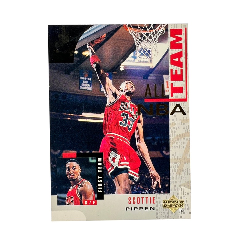 Scottie Pippen Chicago Bulls Upper Deck NBA 94 All NBA Team Card