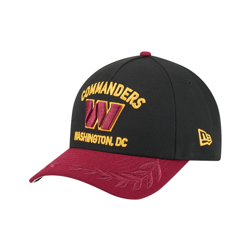 Washington Commanders New Era NFL 25 Draft 9FORTY M-Crown Snapback Hat – Black