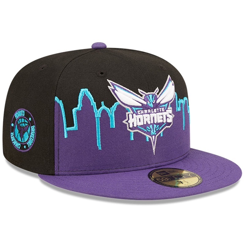 Charlotte Hornets New Era NBA 22-23 Tip Off 59FIFTY Fitted Hat – Black