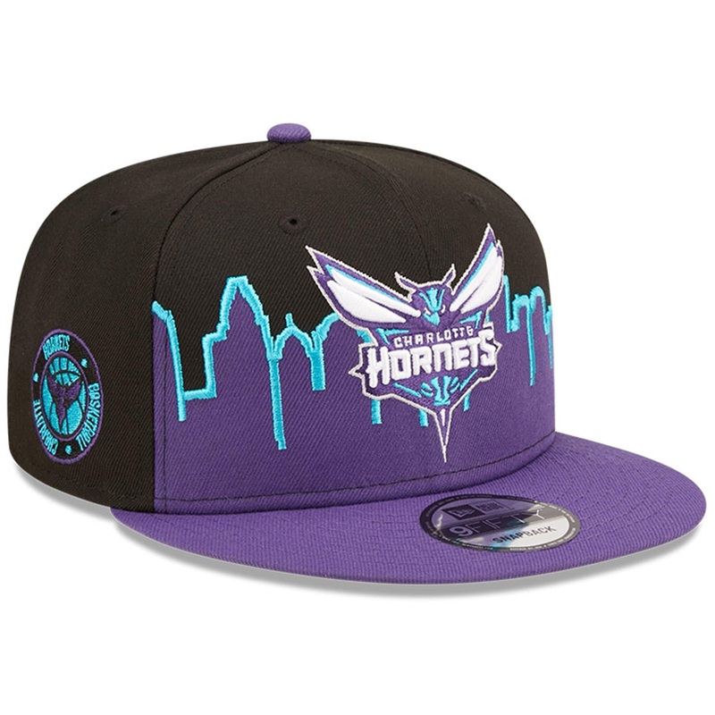 Charlotte Hornets New Era NBA 22-23 Tip Off 9FIFTY Snapback Hat – Black