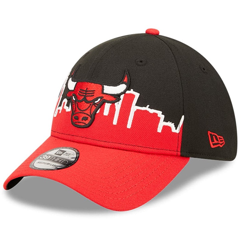 Chicago Bulls New Era NBA 22-23 Tip Off 39THIRTY Stretch Fit Hat – Black