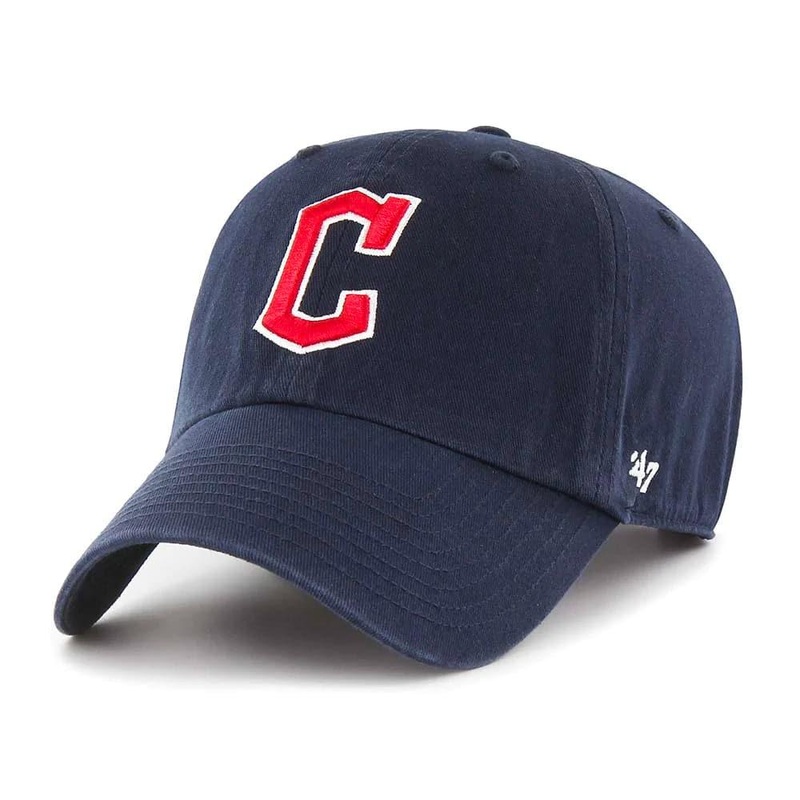 Cleveland Guardians ’47 MLB Team Clean Up Strapback Hat – Navy