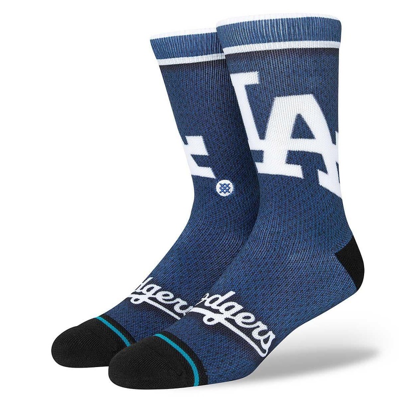 Los Angeles Dodgers Stance MLB BP Jersey Crew Socks – Blue