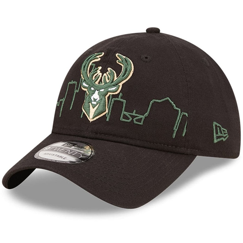 Milwaukee Bucks New Era NBA 22-23 Tip Off 9TWENTY Strapback Hat – Black