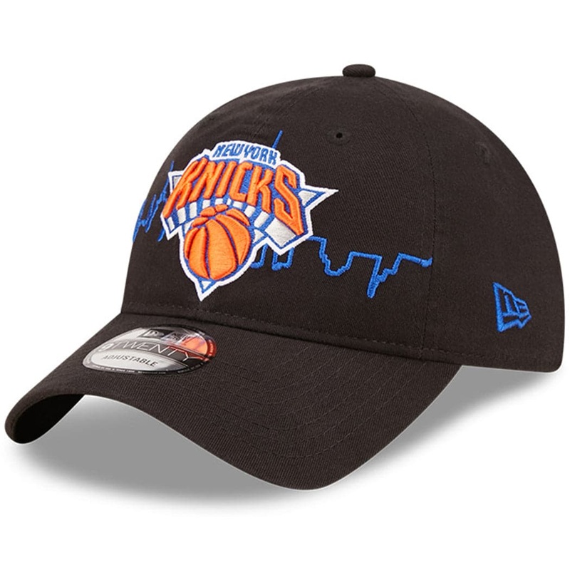New York Knicks New Era NBA 22-23 Tip Off 9TWENTY Strapback Hat – Black