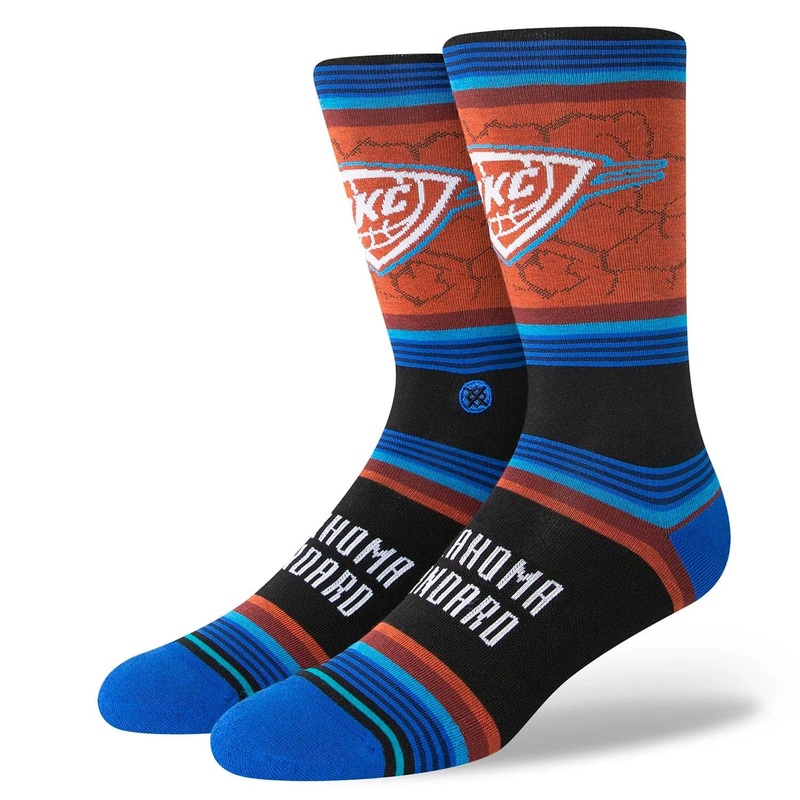Oklahoma City Thunder Stance NBA 22-23 City Edition Crew Socks – Black