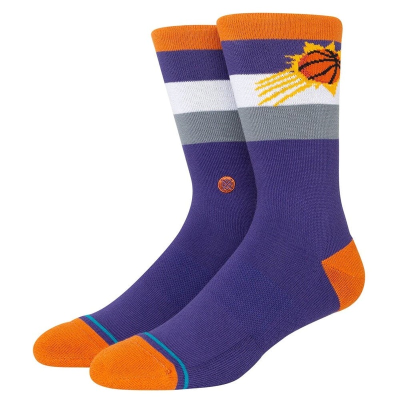 Phoenix Suns Stance NBA Team Stripe Crew Socks – Purple