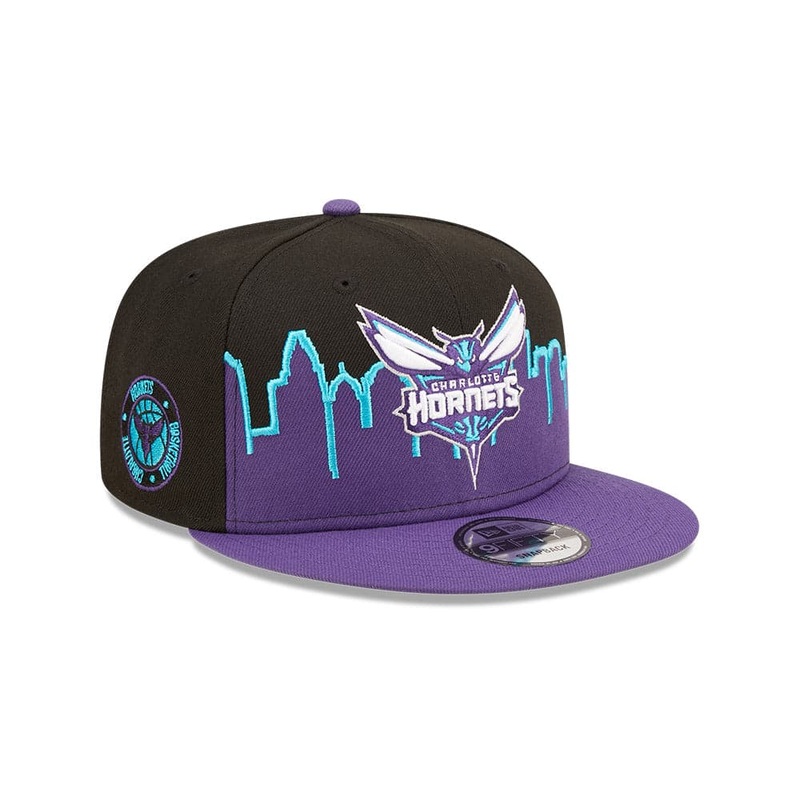 Youths Charlotte Hornets New Era NBA 22-23 Tip Off 9FIFTY Snapback Hat – Black