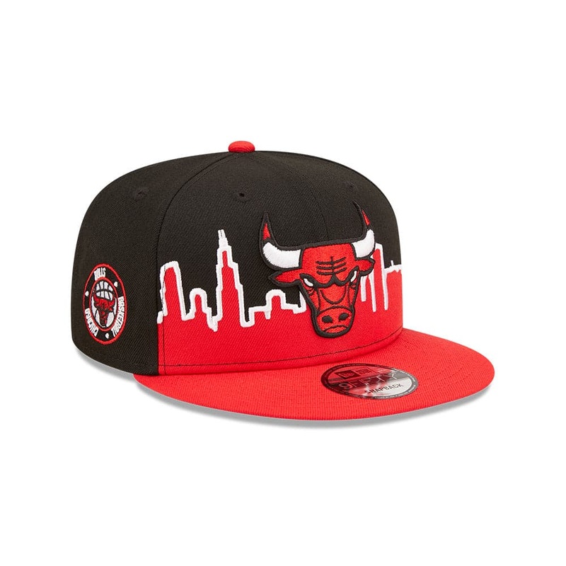 Youths Chicago Bulls New Era NBA 22-23 Tip Off 9FIFTY Snapback Hat – Black