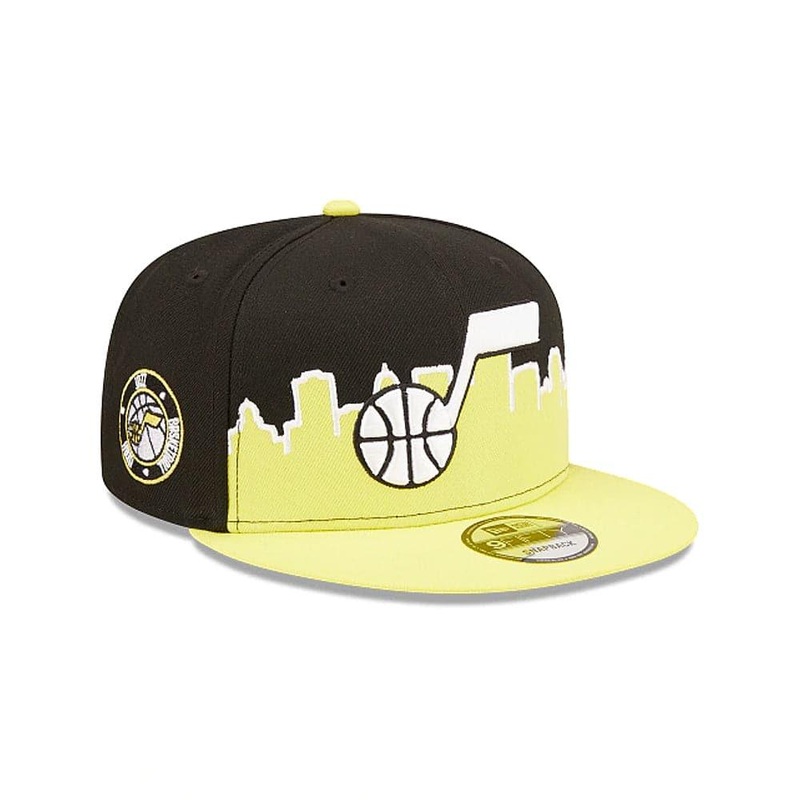 Youths Utah Jazz New Era NBA 22-23 Tip Off 9FIFTY Snapback Hat – Black
