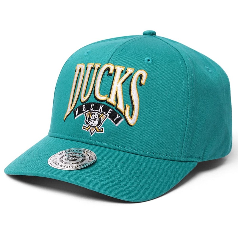 Anaheim Mighty Ducks NHL Sport Arch Pro Crown Snapback Hat – Teal