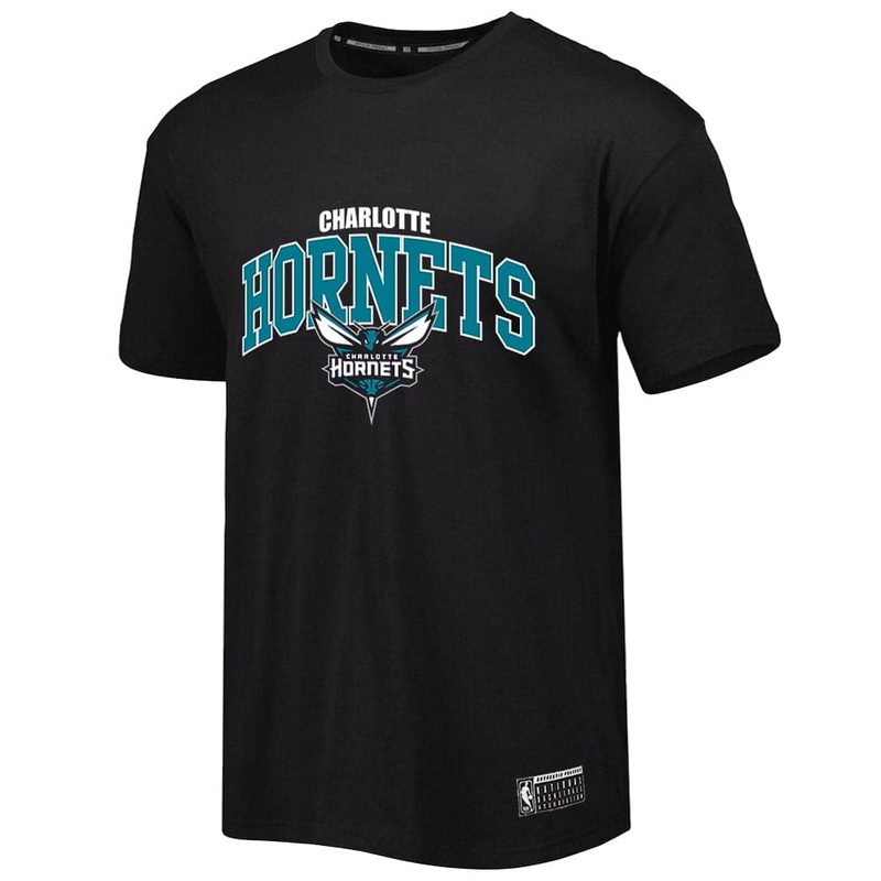 Charlotte Hornets NBA Essentials Team Arch T-Shirt – Black