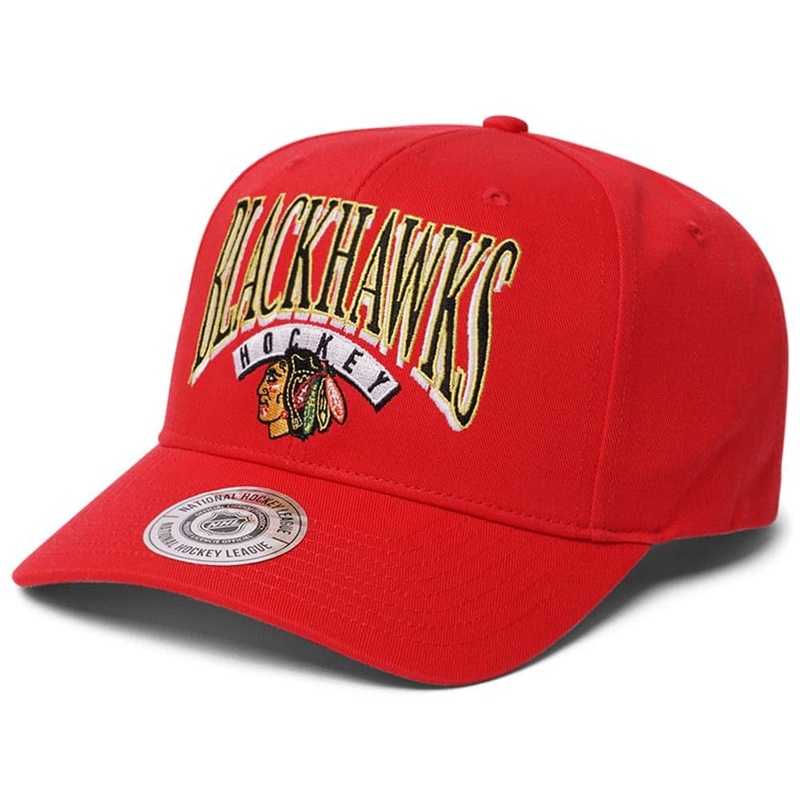 Chicago Blackhawks NHL Sport Arch Pro Crown Snapback Hat – Red