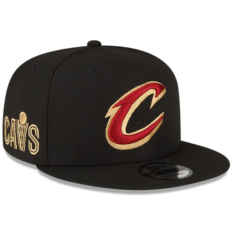 Cleveland Cavaliers New Era NBA Statement Edition 9FIFTY Snapback Hat – Black