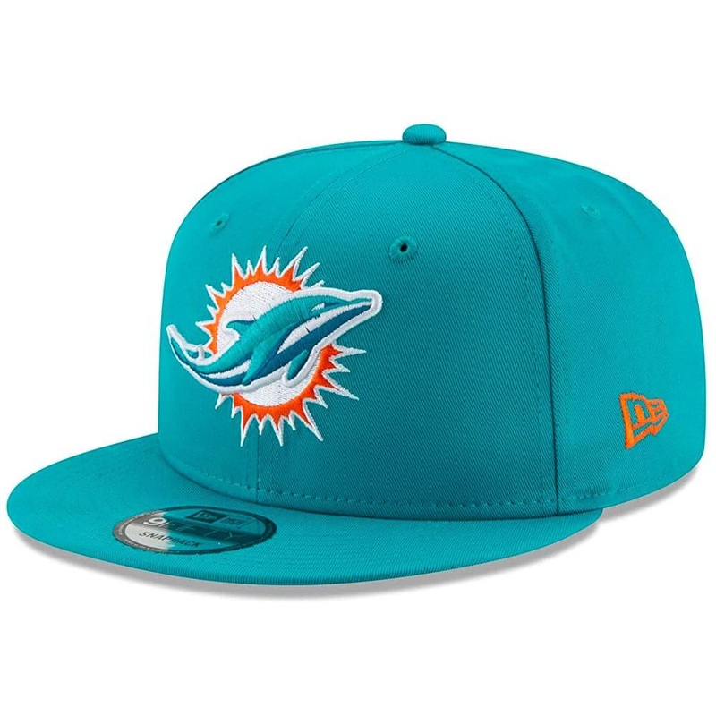 Miami Dolphins New Era NFL Team 9FIFTY Snapback Hat – Aqua