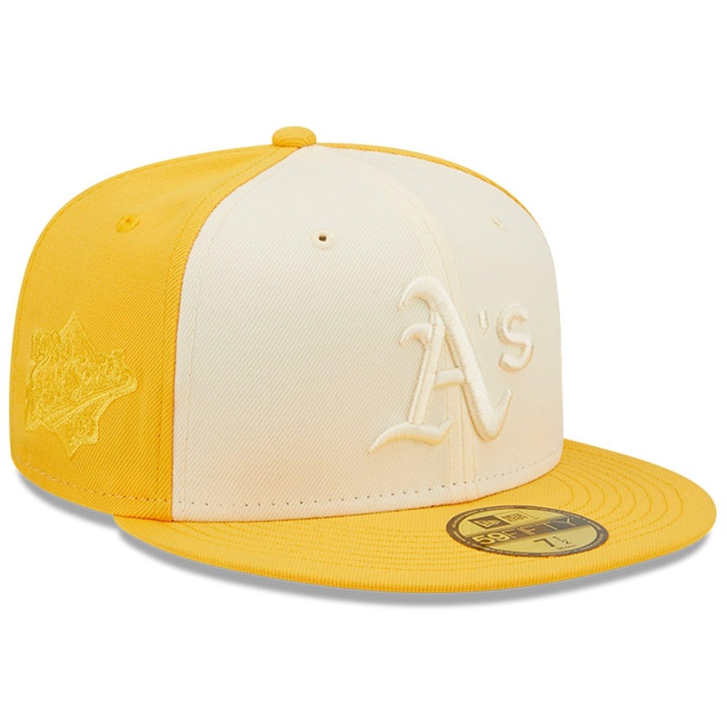 Oakland Athletics New Era MLB Tonal 2-Tone 59FIFTY Fitted Hat   – Green
