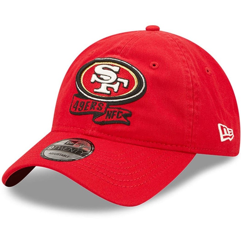 San Francisco 49ers New Era NFL 22 Sideline 9TWENTY Strapback Hat – Red