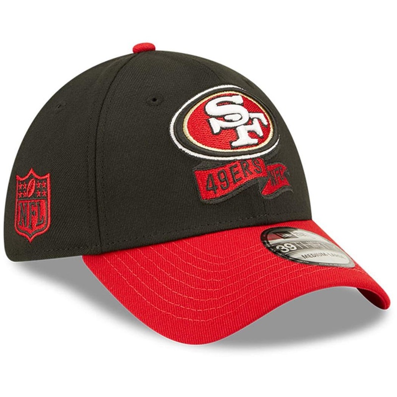 San Francisco 49ers New Era NFL 22 Sideline Secondary 39THIRTY Stretch Fit Hat – Black