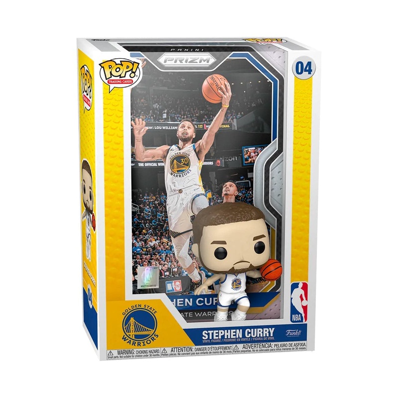 Steph Curry Golden State Warriors Funko NBA Prizm Trading Card Figure