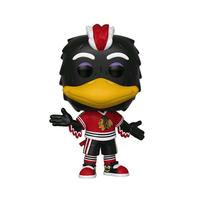Tommy Hawk Chicago Blackhawks Funko NHL Mascot Pop Vinyl 02 Figure – Red