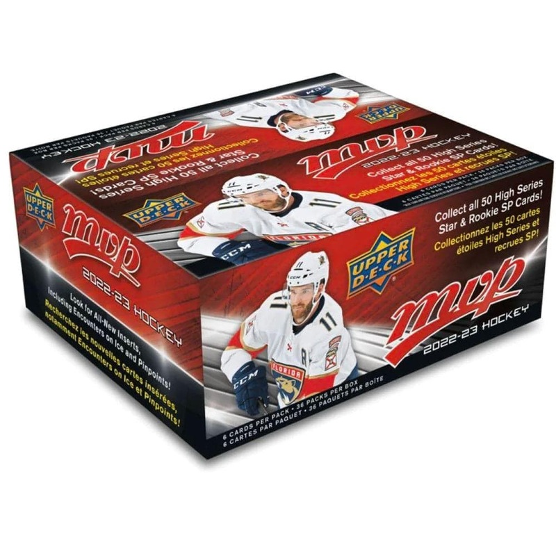 Upper Deck 22-23 NHL MVP Trading Card Retail Box