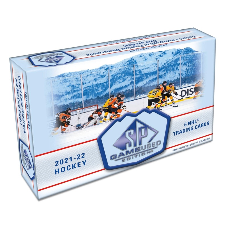 Upper Deck NHL 21-22 SP Game Used Trading Card Hobby Box