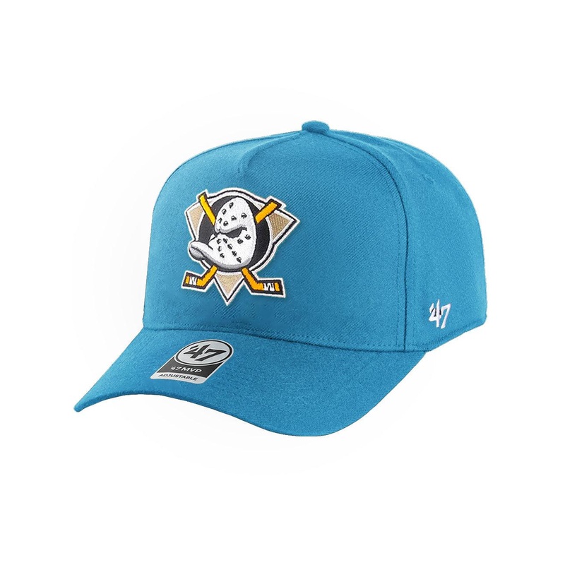 Anaheim Mighty Ducks ’47 NHL Team MVP DT Snapback Hat – Teal
