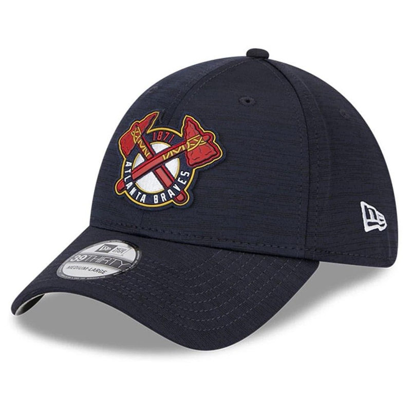 Atlanta Braves New Era MLB 23 Clubhouse 39THIRTY Stretch-Fit Hat – Navy