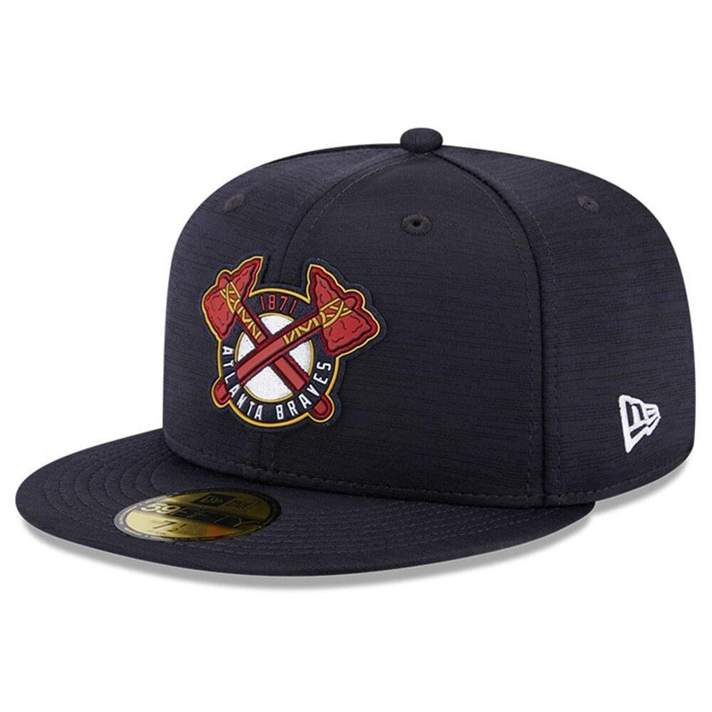 Atlanta Braves New Era MLB 23 Clubhouse 59FIFTY Fitted Hat – Navy
