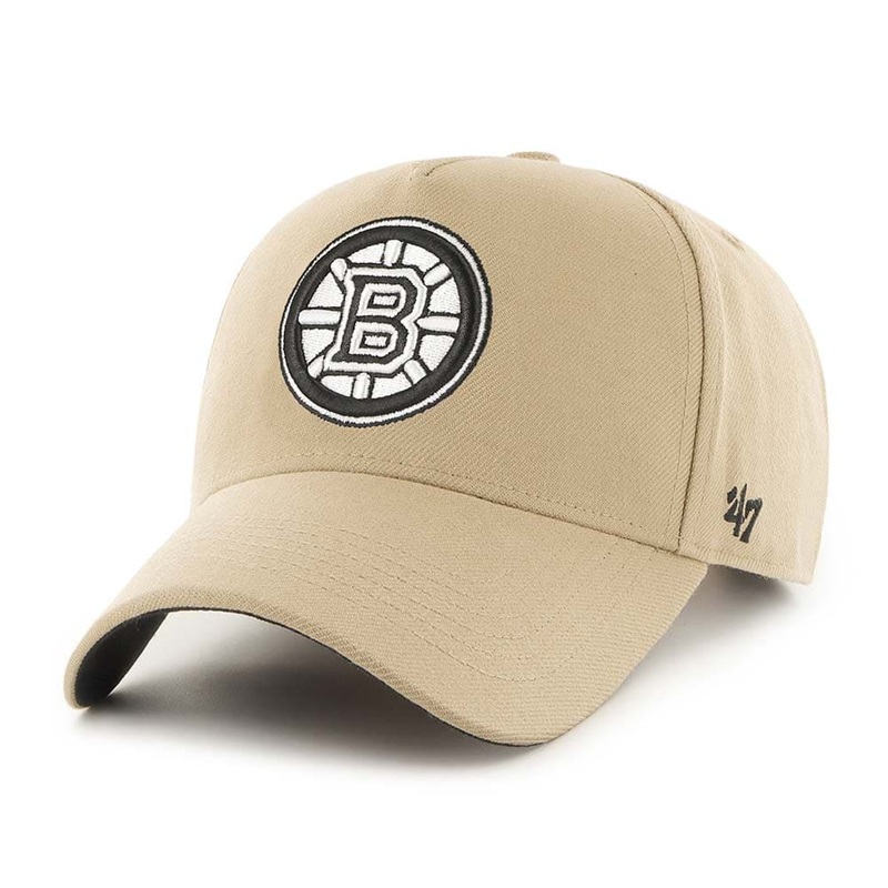 Boston Bruins ’47 NHL Monochrome MVP DT Snapback Hat – Khaki
