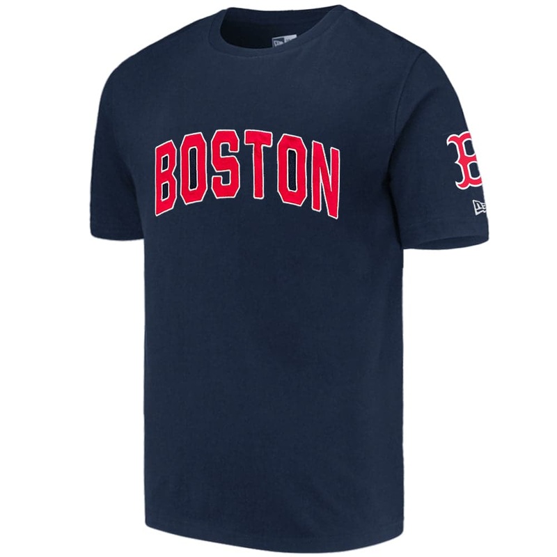 Boston Red Sox New Era MLB Applique Wordmark T-Shirt – Navy