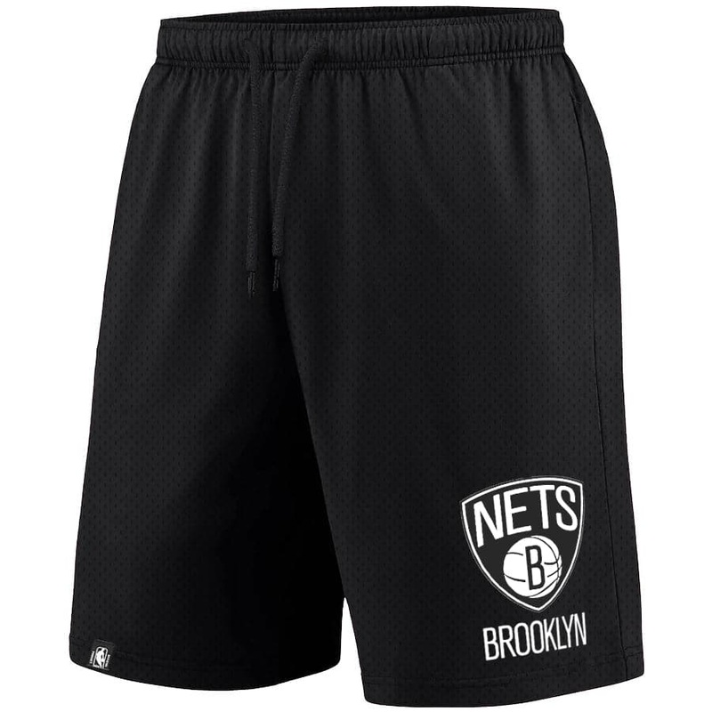 Brooklyn Nets NBA Essentials Team Logo Mesh Shorts – Black