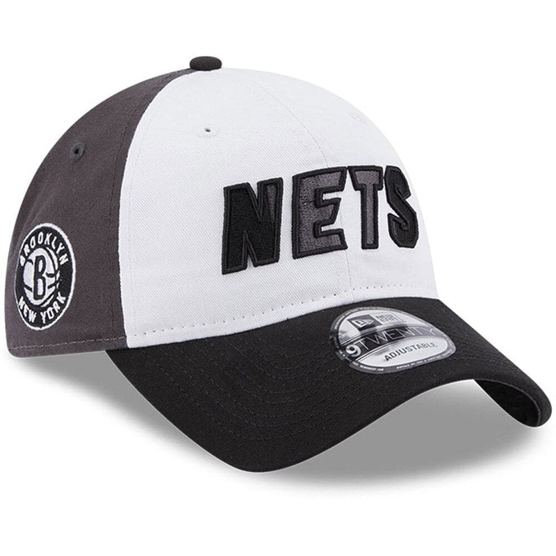 Brooklyn Nets New Era NBA 22-23 Back Half 9TWENTY Strapback Hat