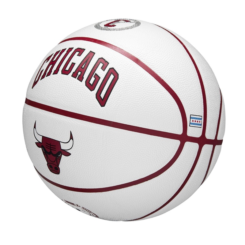 Chicago Bulls Wilson NBA 22-23 City Edition Collectors Basketball Ball
