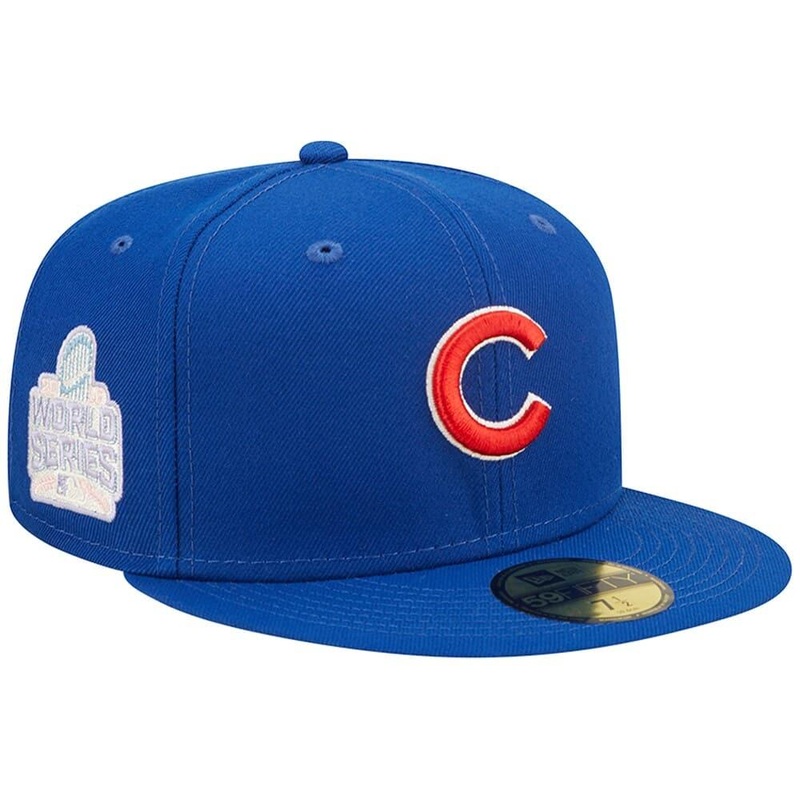 Chicago Cubs New Era MLB Pop Sweat 59FIFTY Fitted Hat – Blue