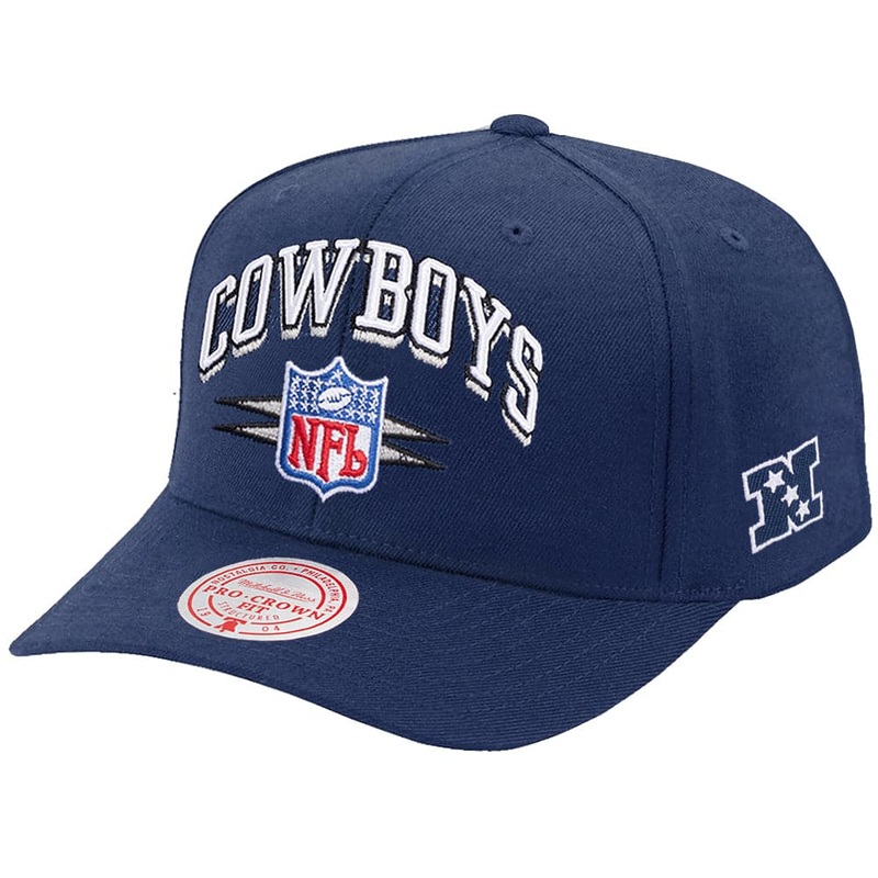 Dallas Cowboys Mitchell & Ness NFL Diamond Pro Crown Snapback Hat – Navy