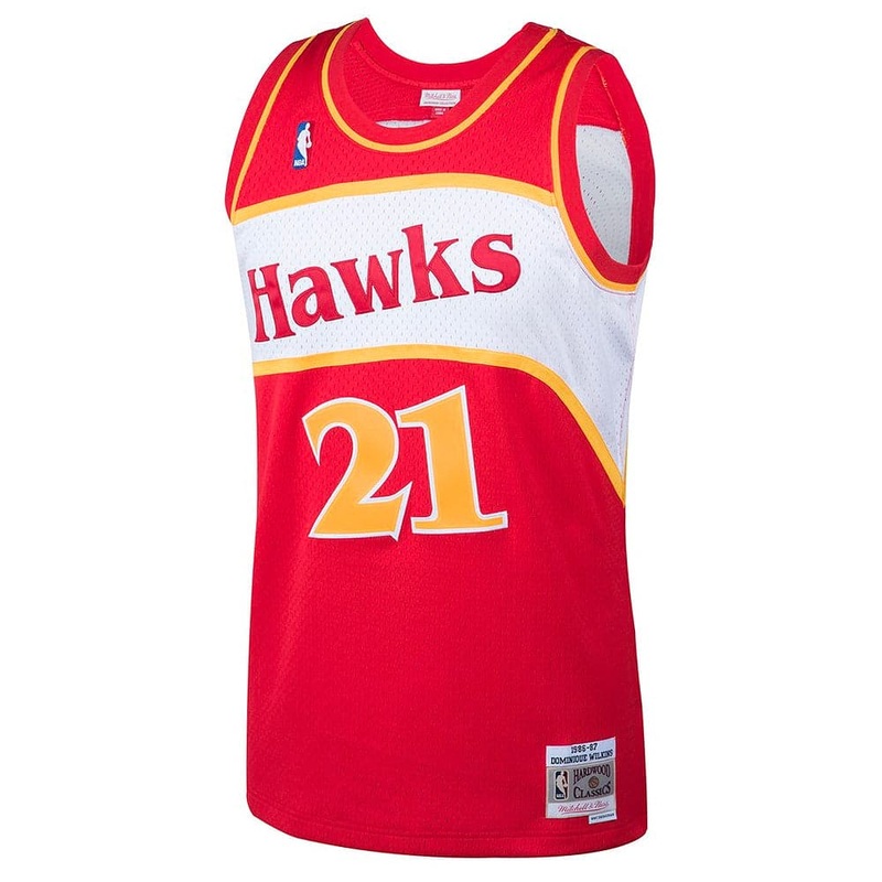 Dominique Wilkins Atlanta Hawks Mitchell & Ness NBA Swingman Jersey 86-87 – Red